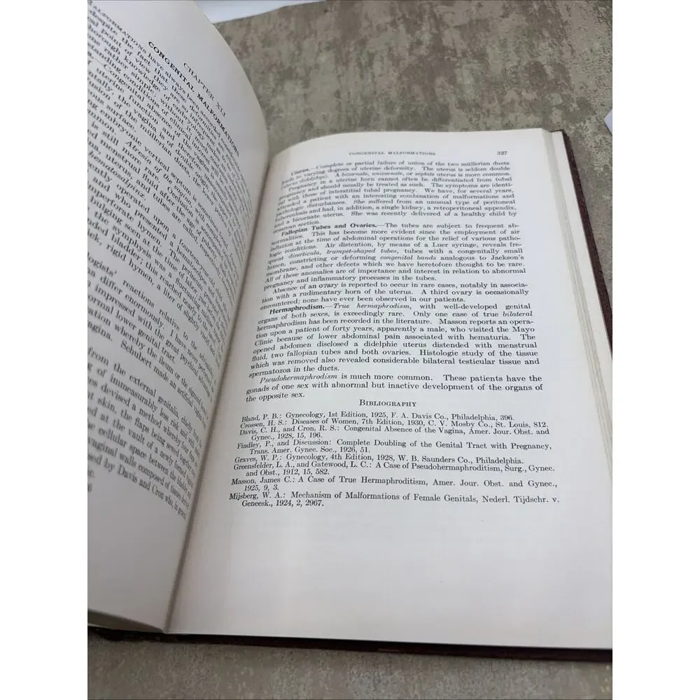 TEXTBOOK OF GYNECOLOGY 2nd Edition of 1931 By Arthur Hale Curtis
